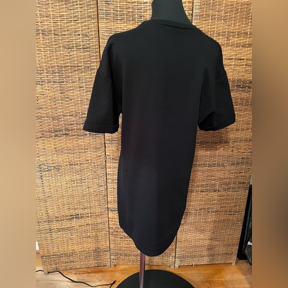 Zara black cotton, mini dress or long top size small - Picture 7 of 11